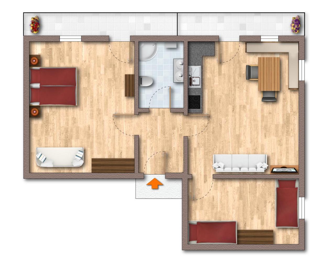 Appartement Schneeberger Zell am Ziller Exteriör bild